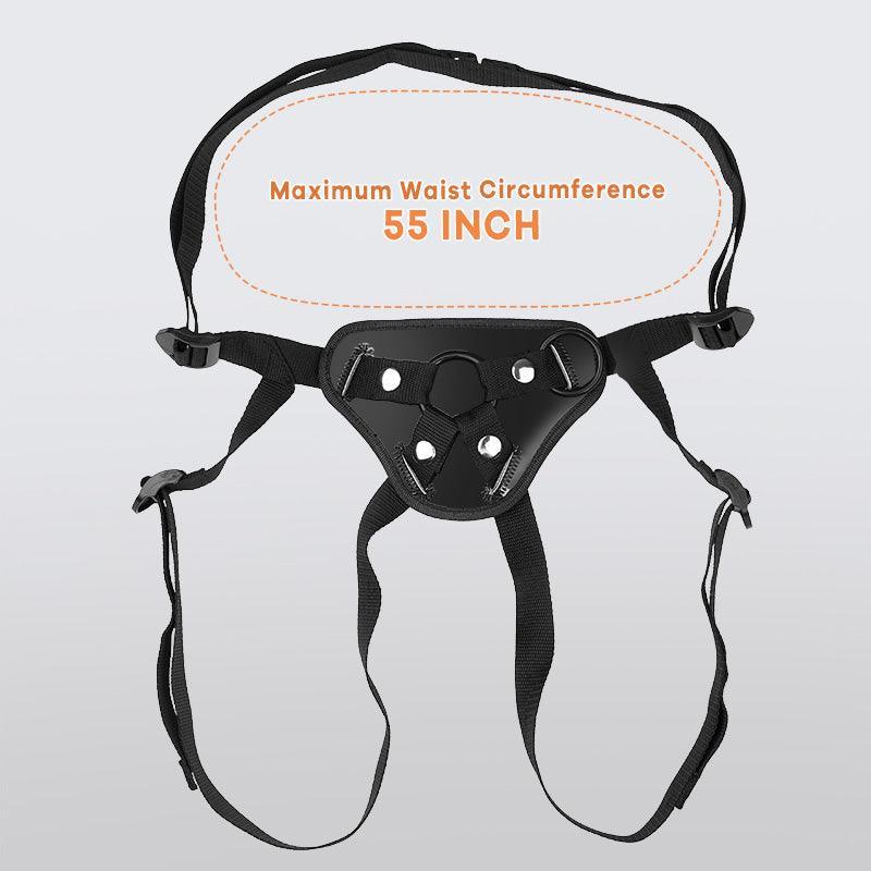 Xoxomoving Adjustable Strap-On Harness with Two Different Sizes O-rings - Xoxomoving