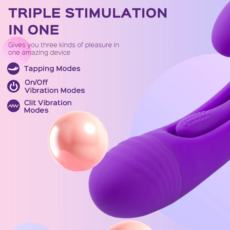 Bora - Rabbit Tapping G-spot Vibrator - Xoxomoving