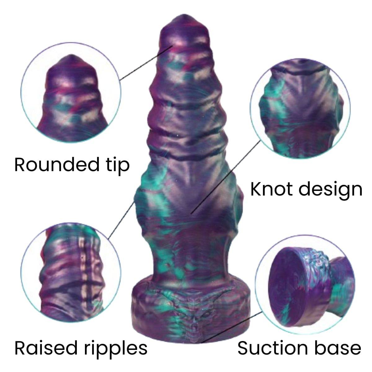 Bull Demon 12 Inch Knotted Fantasy Monster Dildo Xoxomoving