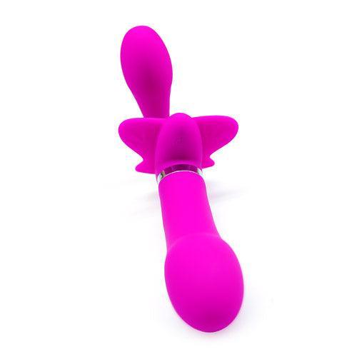Butterfly share Rechargeable strapless strap-on - Xoxomoving