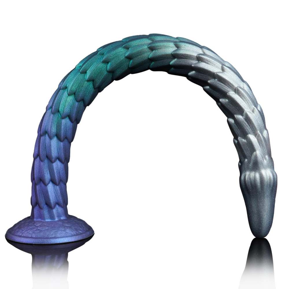 Carson 20” Dragon Dildo – Premium Silicone with Suction Cup Base Xoxomoving