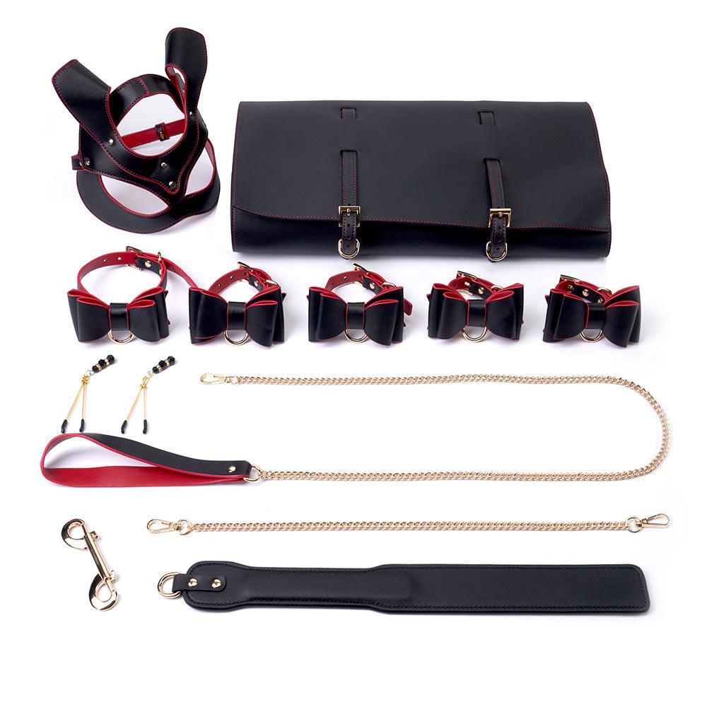 Catwoman Mask and Bed Restraints Set - Xoxomoving