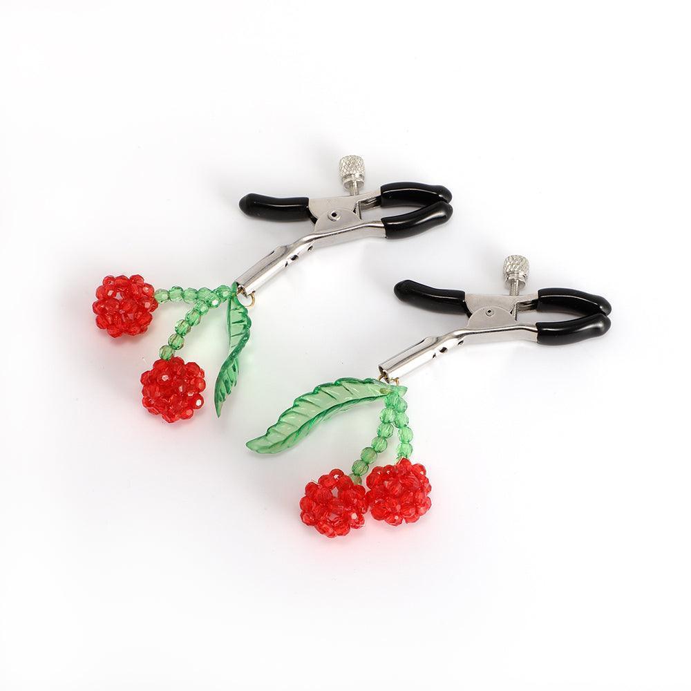 Cherry Bondage Nipple Clamps - Xoxomoving
