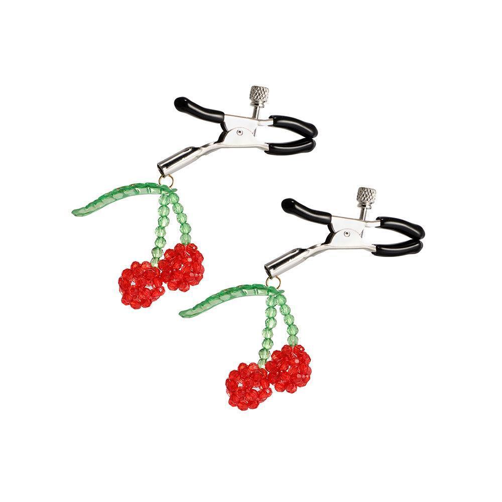 Cherry Bondage Nipple Clamps - Xoxomoving