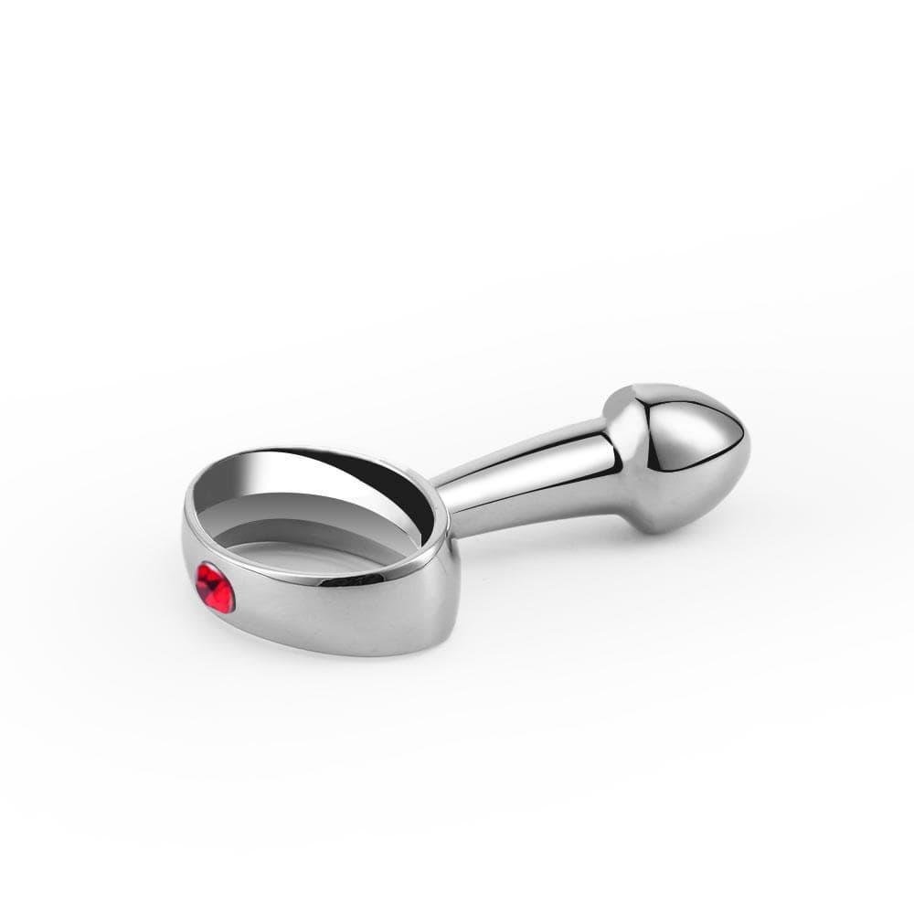 Circle Handle Gem Prostate Anal Plug - Xoxomoving