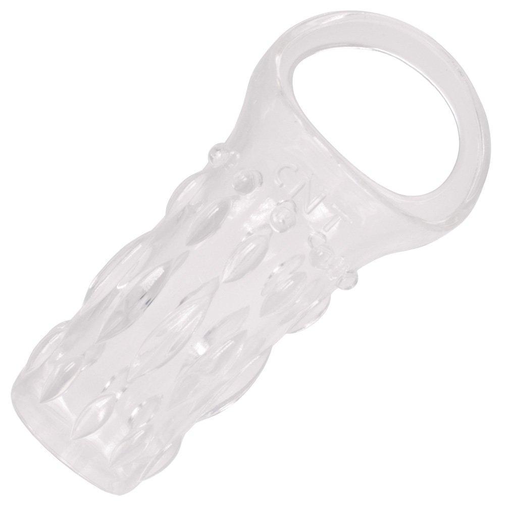 Clear Textured Cock Cage - Penis Enhancer - Xoxomoving