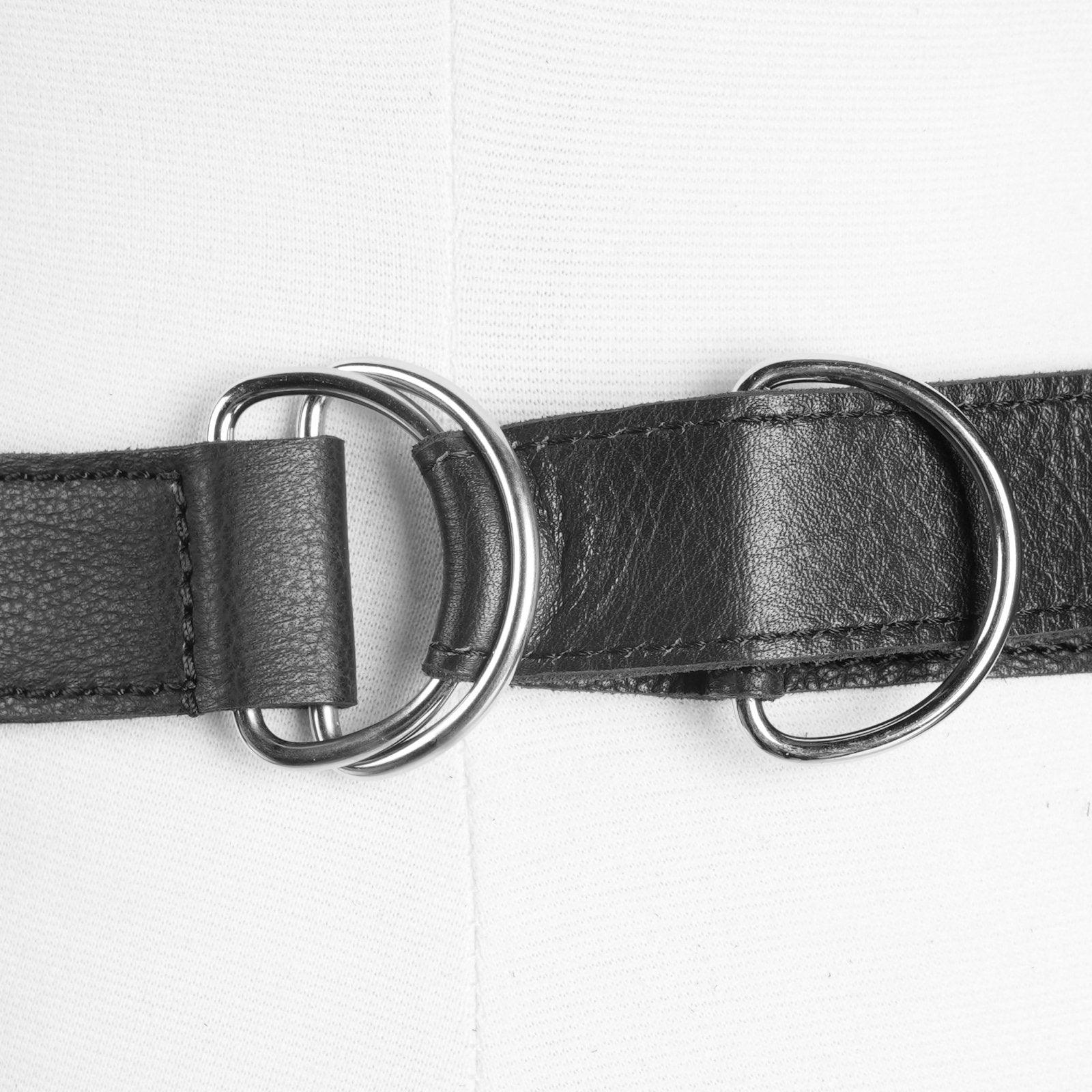 Leather Strap-On Set By Kink - Xoxomoving