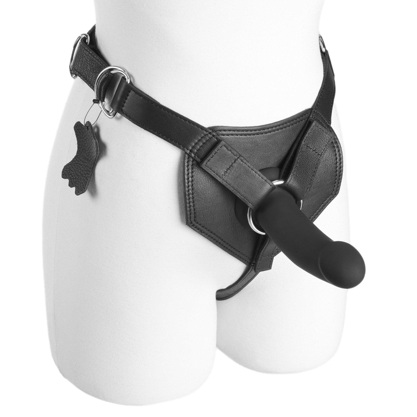 Leather Strap-On Set By Kink - Xoxomoving