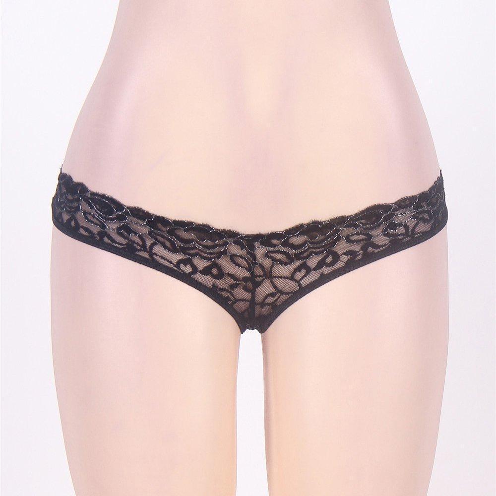 Crotchless Lace Cage Back Panty - Xoxomoving