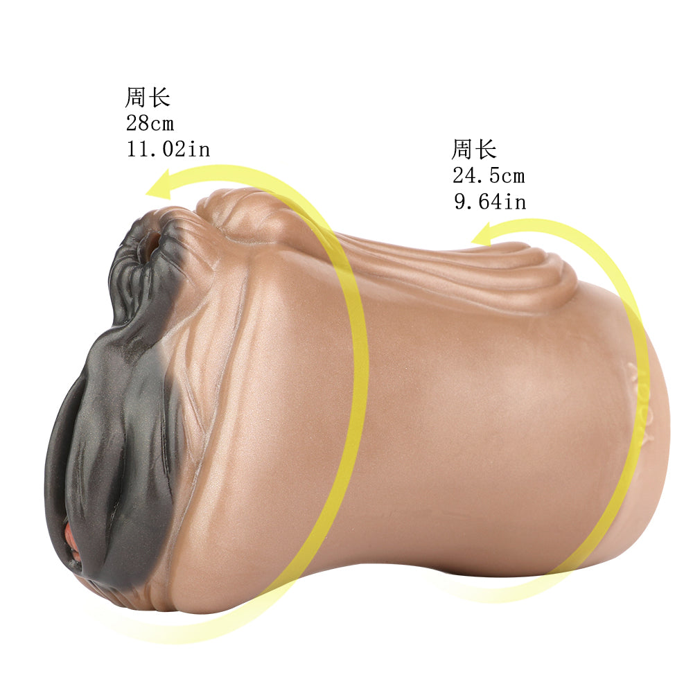 Ebony Horse Pussy Realistic Animal Sex - Silicone Pocket Masturbator Male Blowjob Stroker Xoxomoving