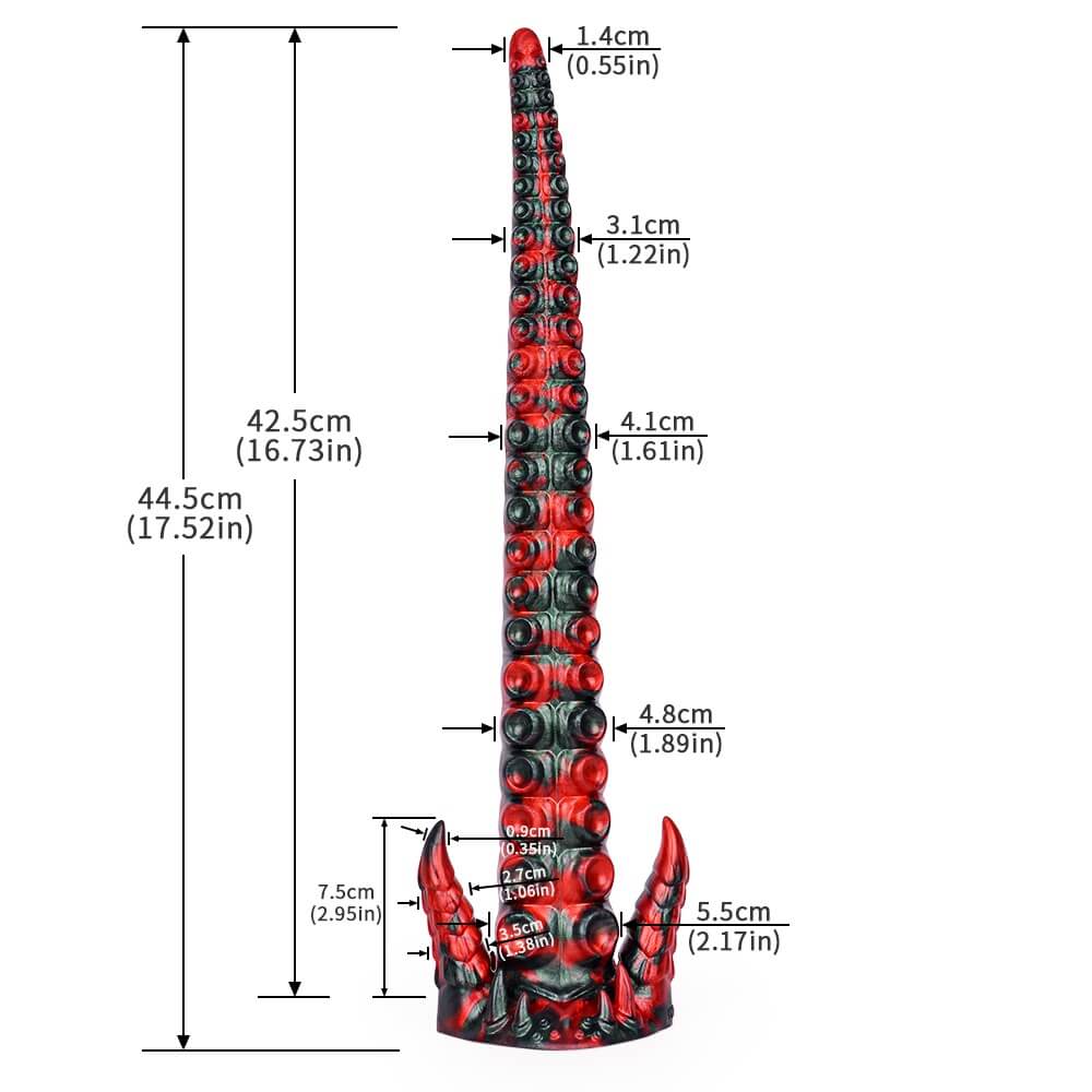 17.5 Inch Tentacle Dildo - Long Anal Dildo Xoxomoving