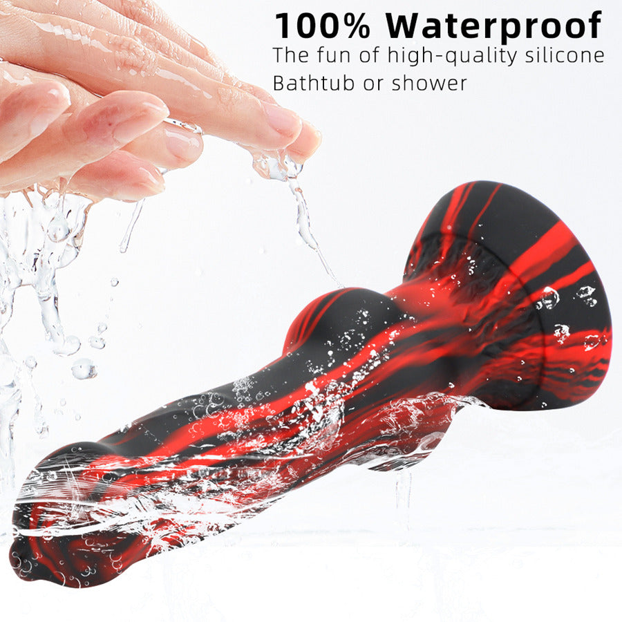 7 Inch Silicone Knot Dog Dildo Xoxomoving