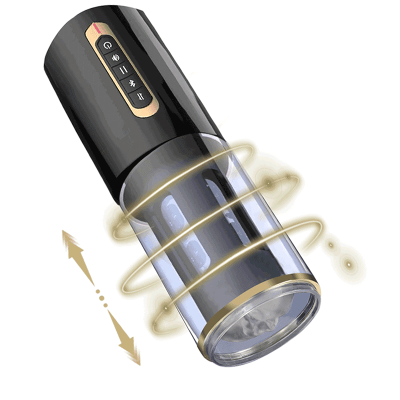 Xoxomoving Automatic Telescopic Masturbator for Men with Intelligent Voice Xoxomoving