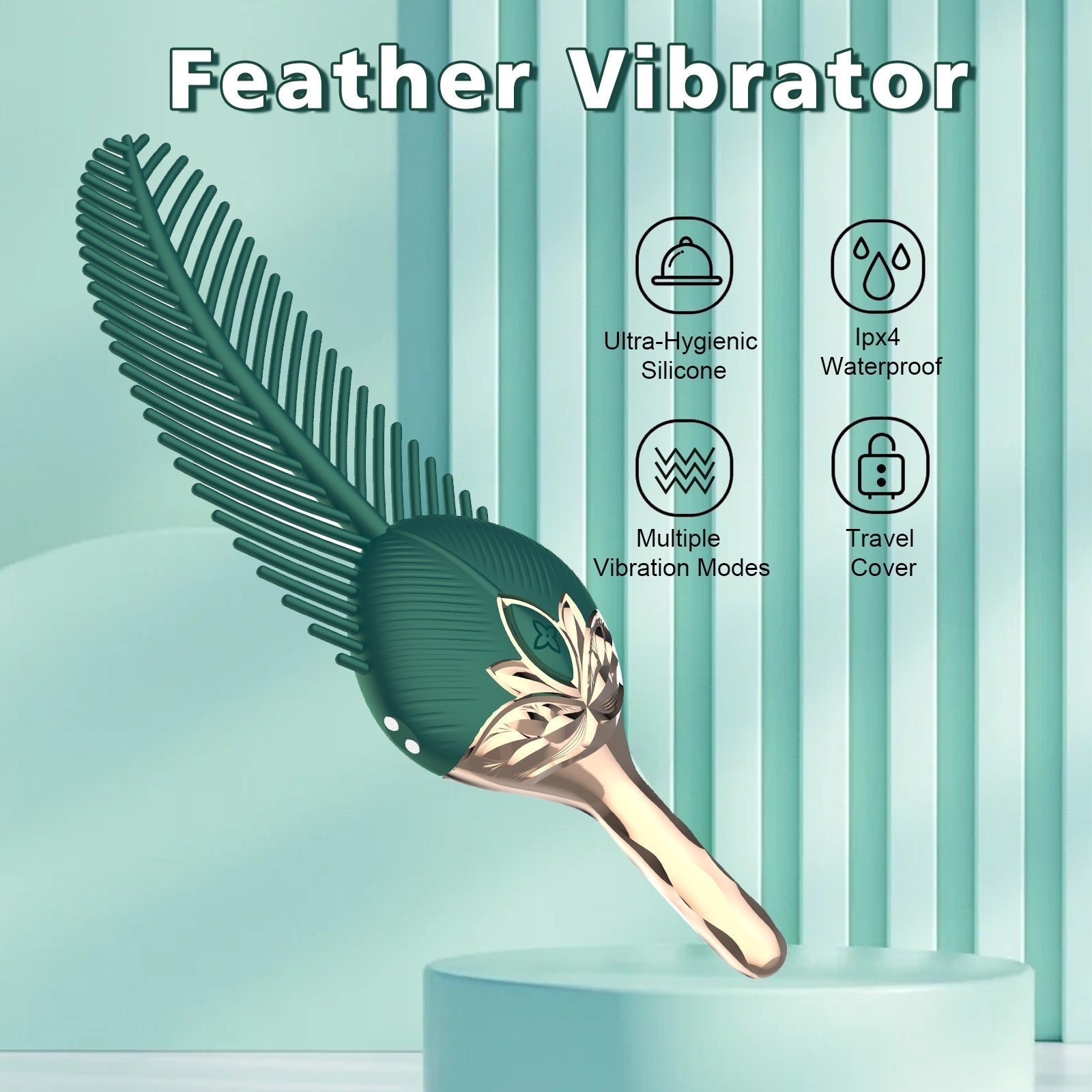 Feather Flirt Vibrator Xoxomoving