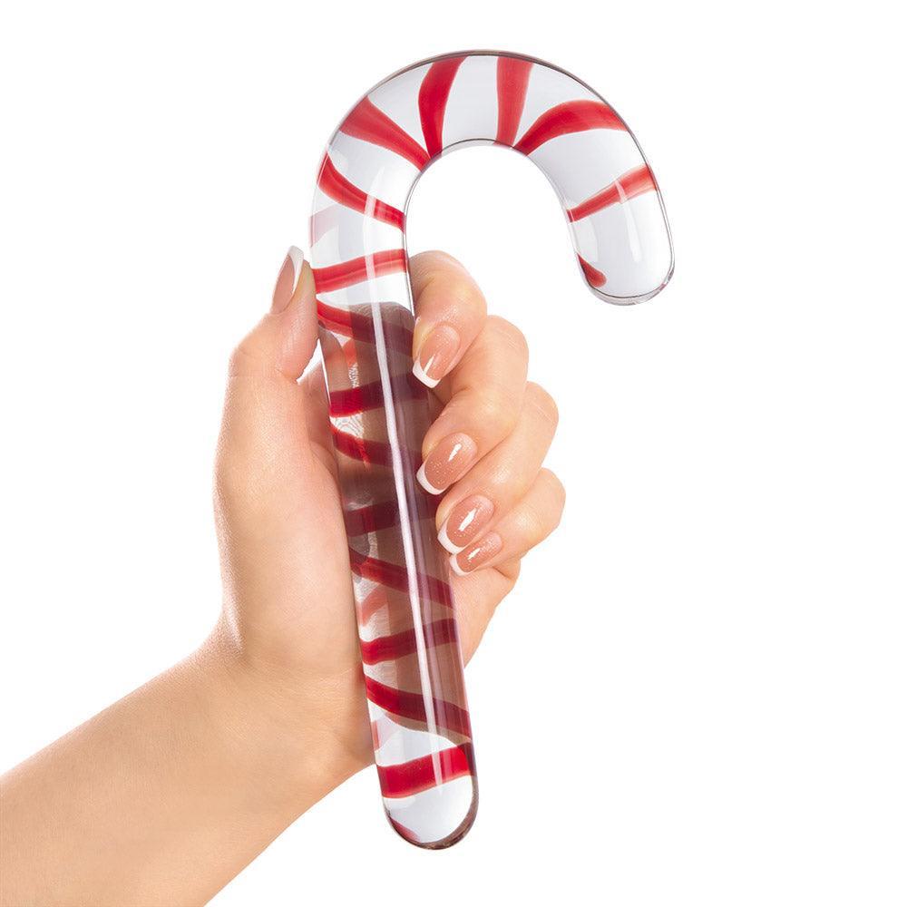 Festive Glass Dildo: A Naughty Treat for Merry Play - Xoxomoving