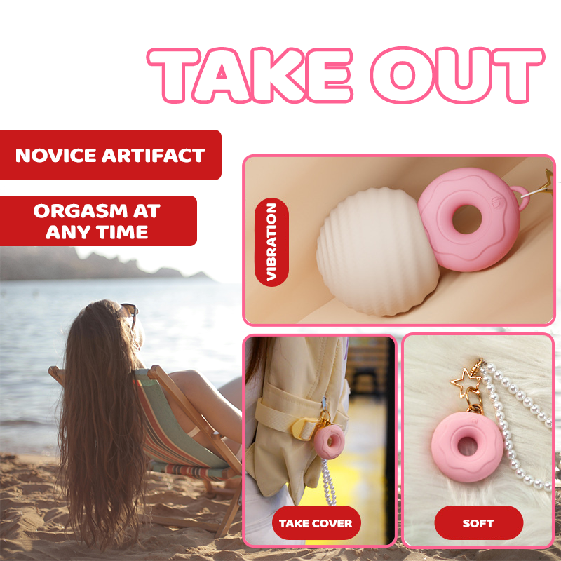 Xoxomoving Donut Pearl Chain APP Diving Egg Female Masturbator Xoxomoving