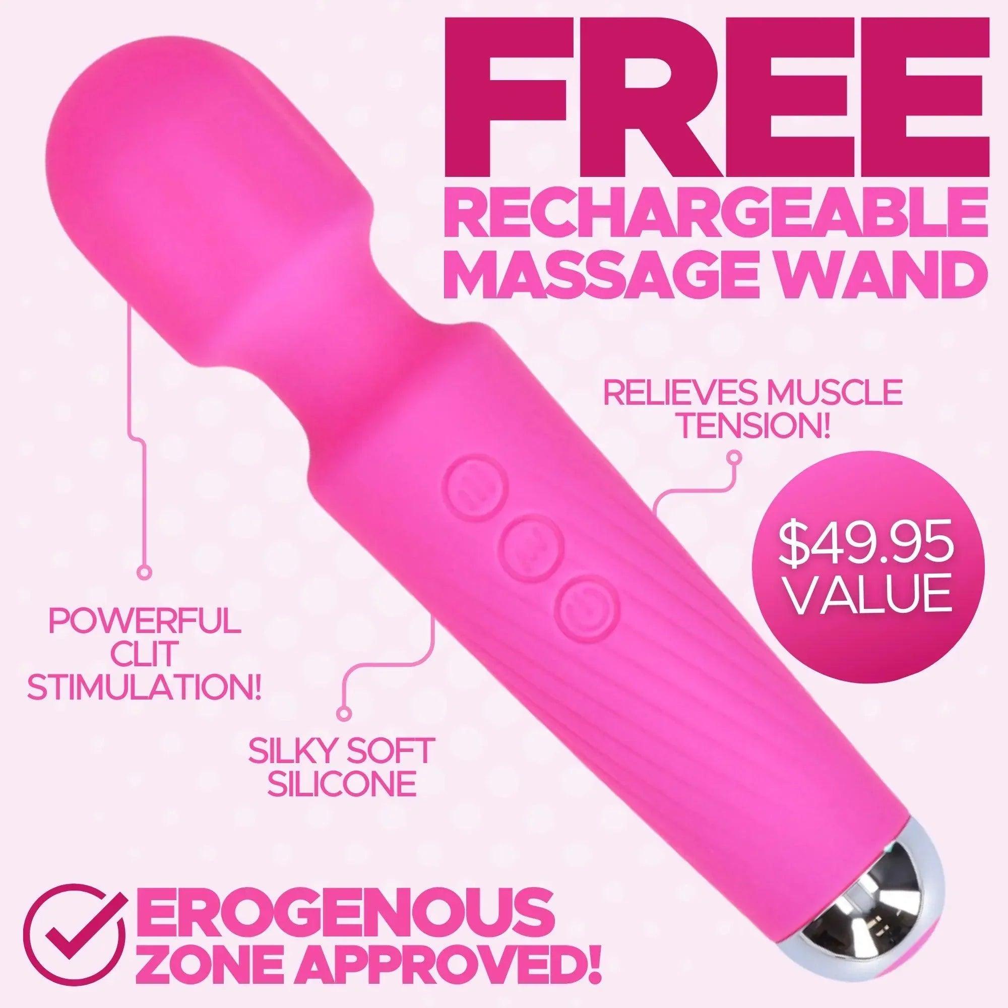 Free High-Quality Power Wand & Storage Bag - Only 1 Free Item per Order! - Xoxomoving