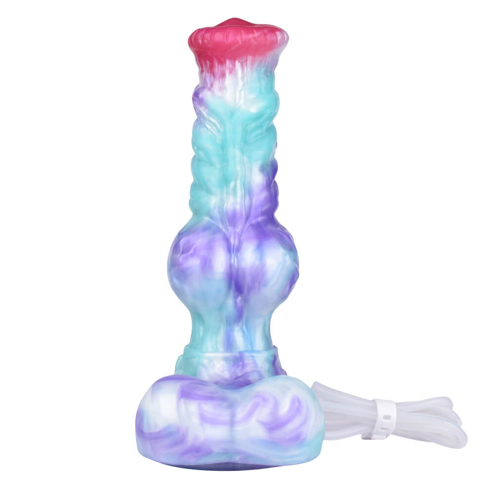 Frostfang 10 Inch Squirting Wolf Dildo with Knot Xoxomoving