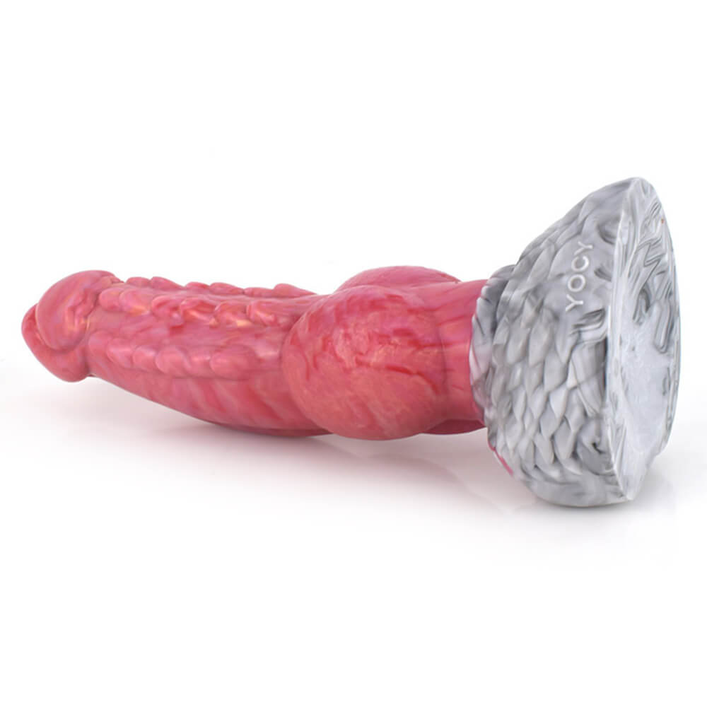 Jila Fantasy Knot Dildo – Textured Monster-Inspired Silicone Dildo with Suction Cup