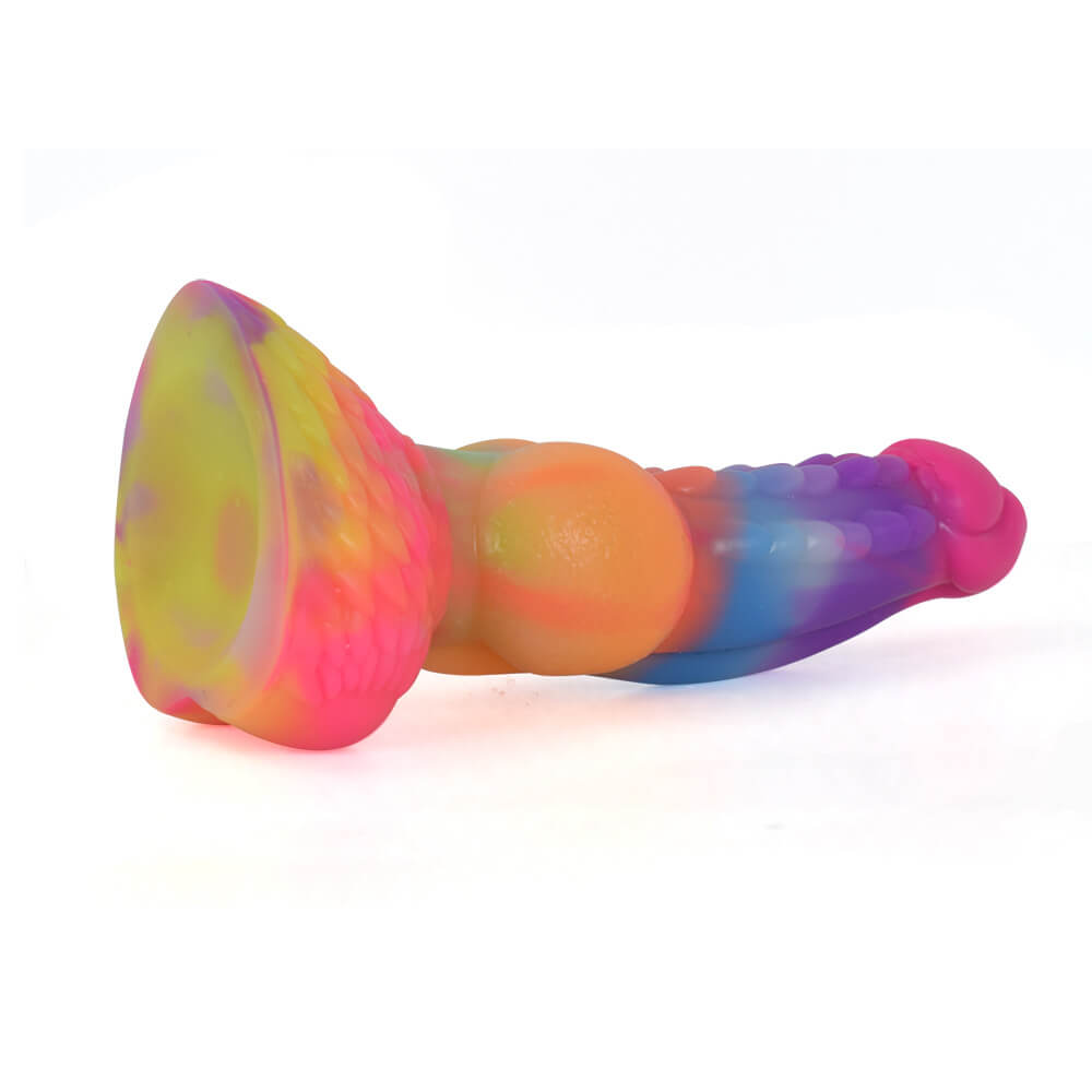 Jila Fantasy Knot Dildo – Textured Monster-Inspired Silicone Dildo with Suction Cup