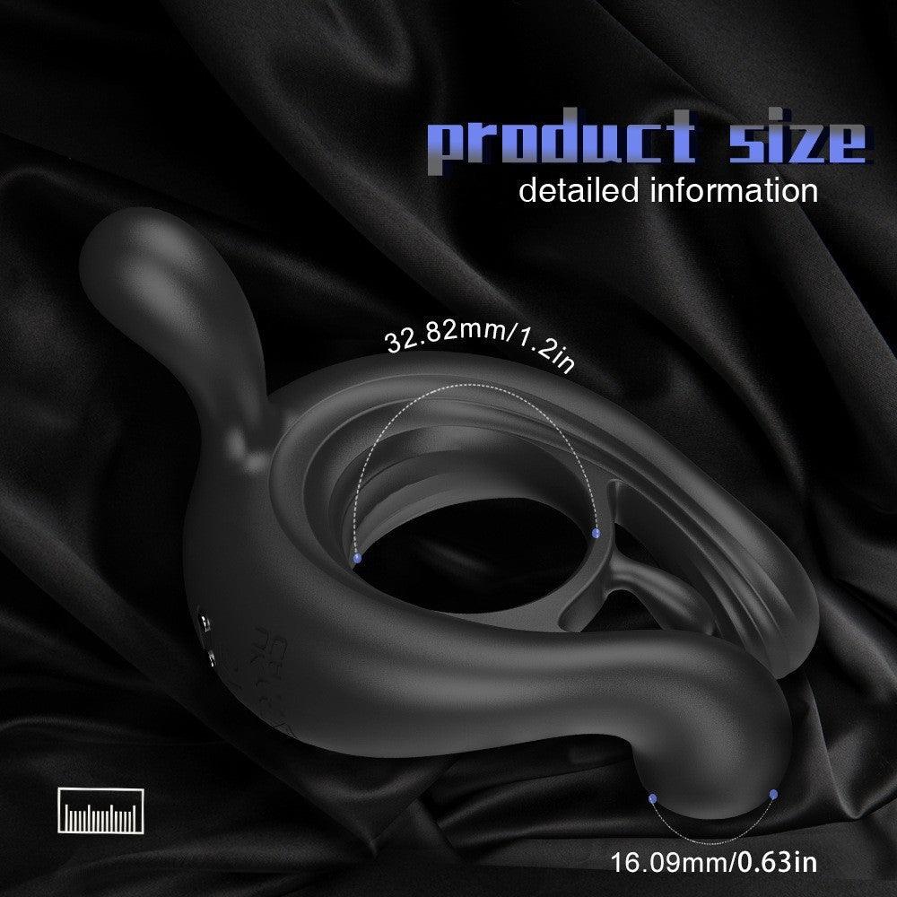 Kairos - Vibrating Cock Ring with 3 Bullets - Xoxomoving