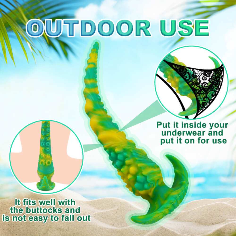 Long Anal Plug - Tentacle Butt Plug - Wearable Butt Plug Xoxomoving
