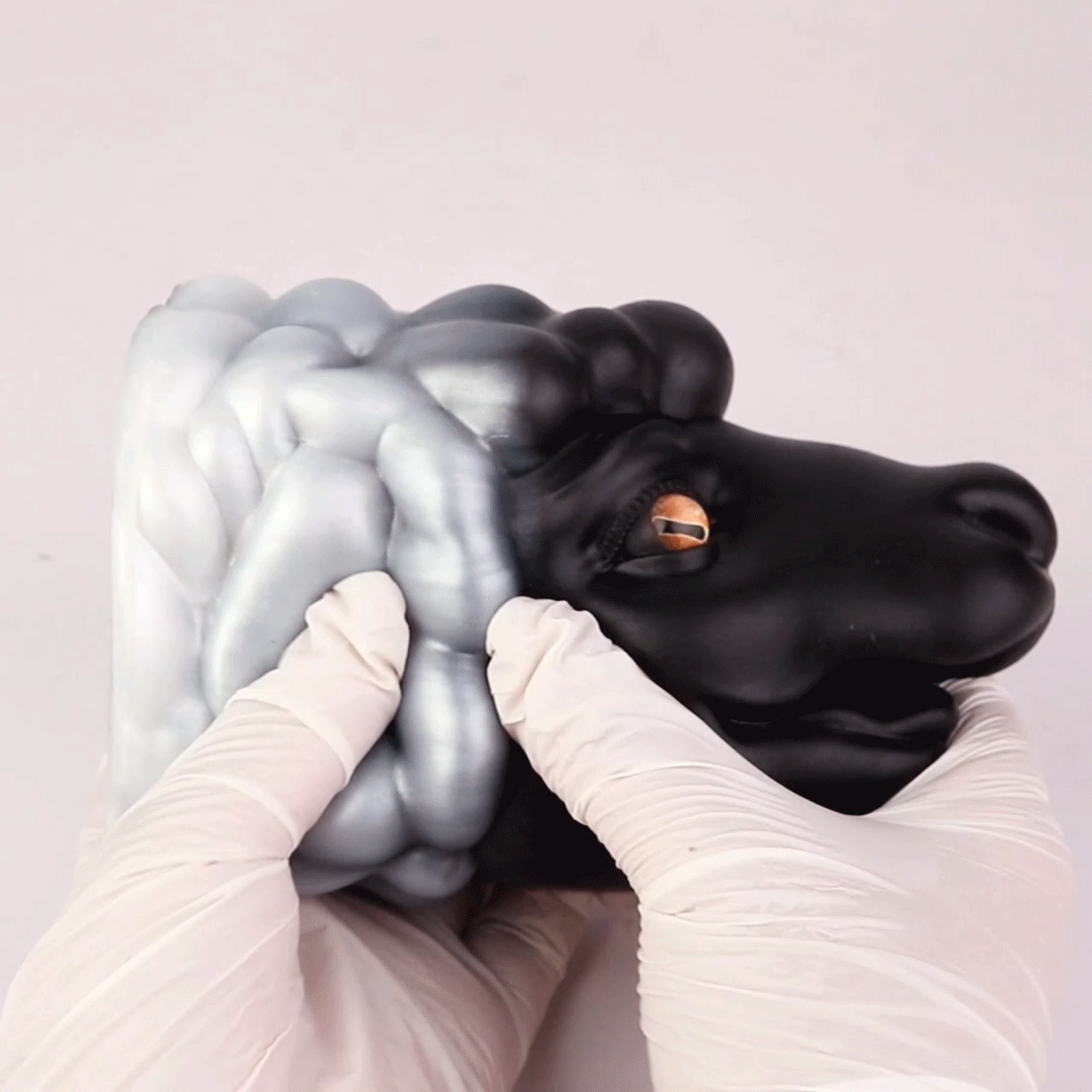 Realistic Sheep Oral Sex Pocket Pussy - Fantasy Animal Pussies Penis Massage Stroker Domlust