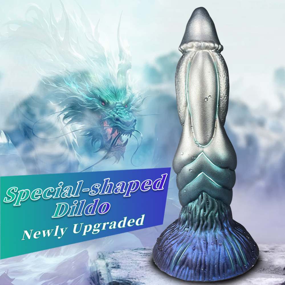 Alien Dragon Fantasy Dildo - 9 Inch Alien Dragon Dildo Xoxomoving