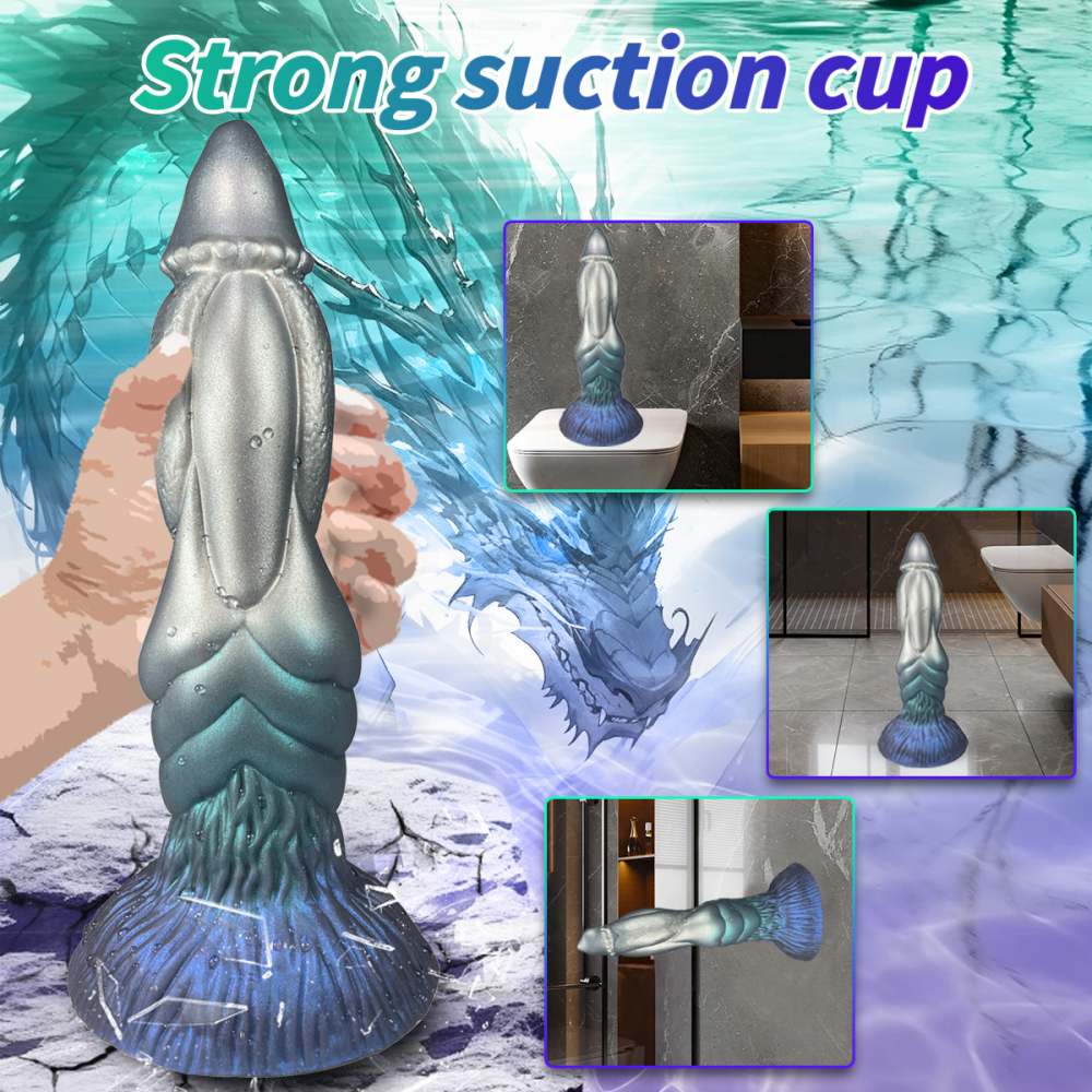 Alien Dragon Fantasy Dildo - 9 Inch Alien Dragon Dildo Xoxomoving