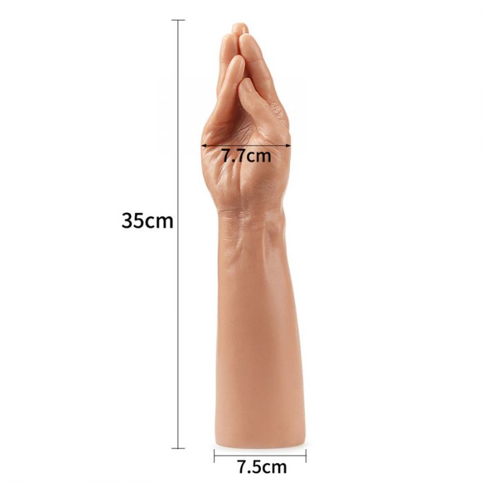 Lovetoy King Sized Realistic Magic Hand Fisting Dildo Flesh 36cm Lovetoy