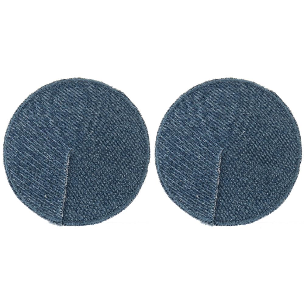 Ride 'Em Denim Round Pasties - Xoxomoving