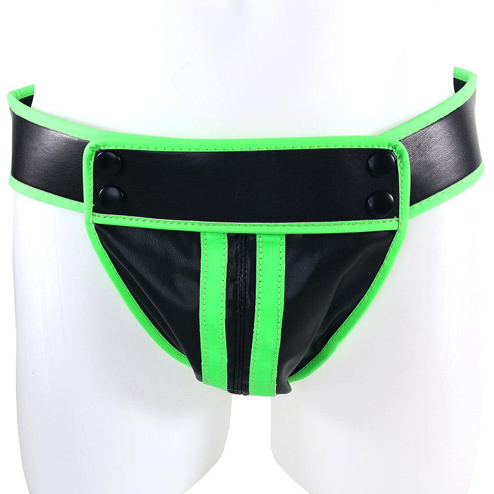 Ouch! Glow In The Dark Striped Pouch Jock Strap /M - Xoxomoving