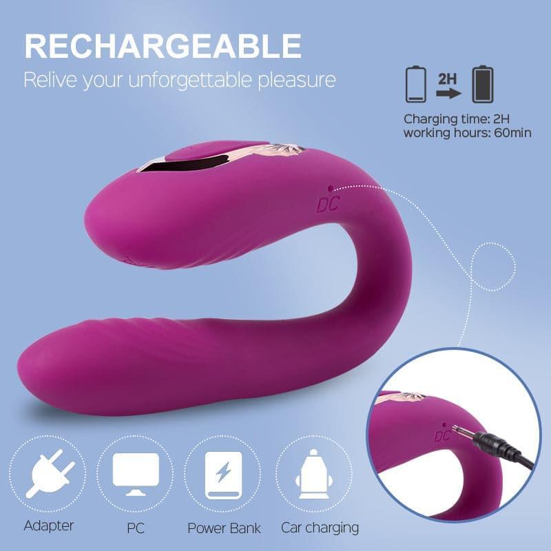Molly - Remote Control Wearable G-spot and Clit Vibrator - Xoxomoving