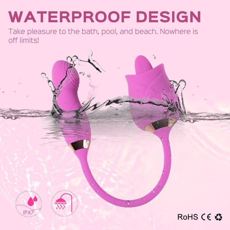 Momo - Rose Clit Licker & Tapping Egg Vibrator - Xoxomoving