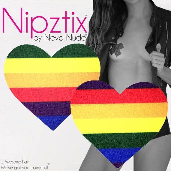 Neva Nude Pride Heart Pasties Xoxomoving