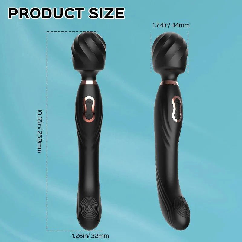 Noir - Vibrating Massage Wand & G-spot Stimulator - Xoxomoving