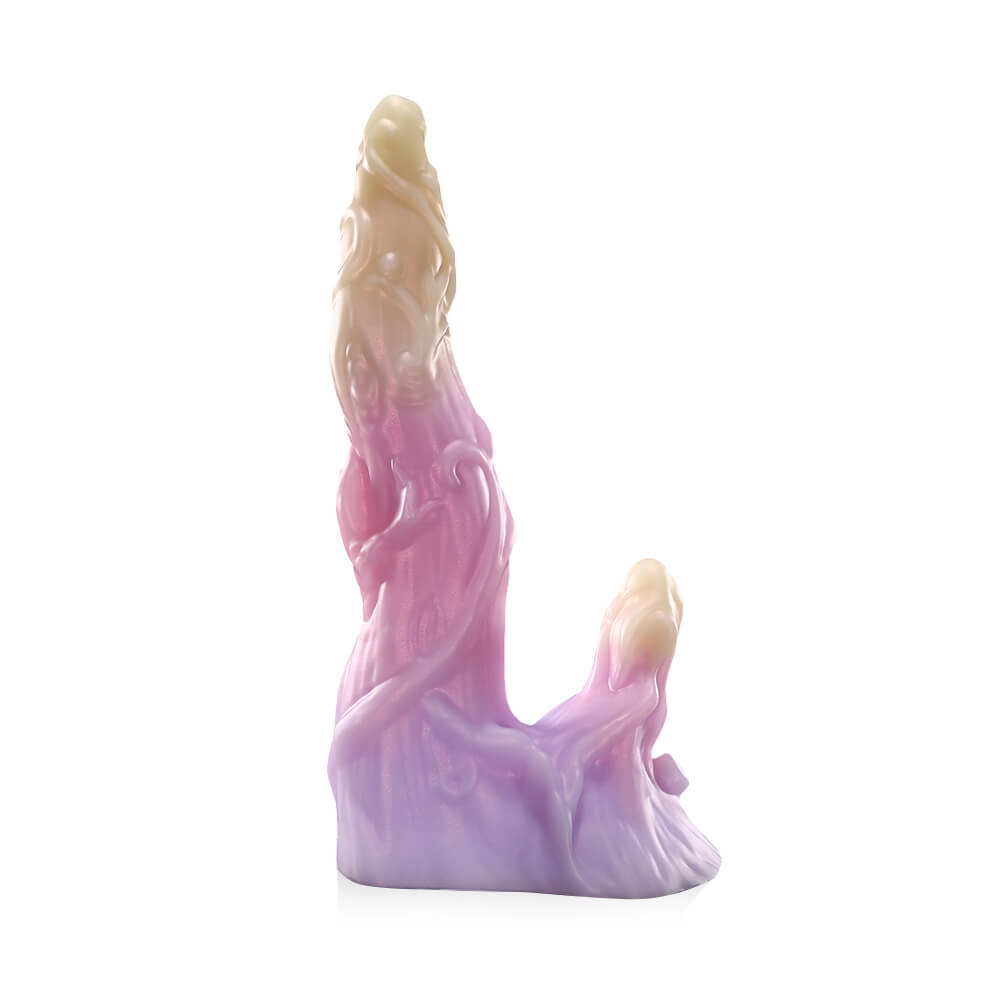 Fantasy Double-Ended Dildo with Textured Vine Design Xoxomoving