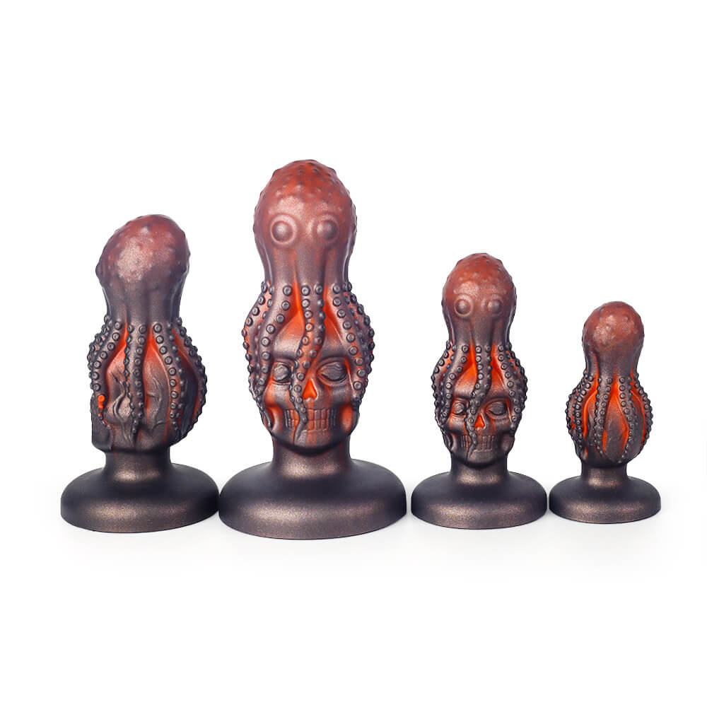 Fantasy Dildo – Tentacle & Skull Design with Suction Cup Base Xoxomoving