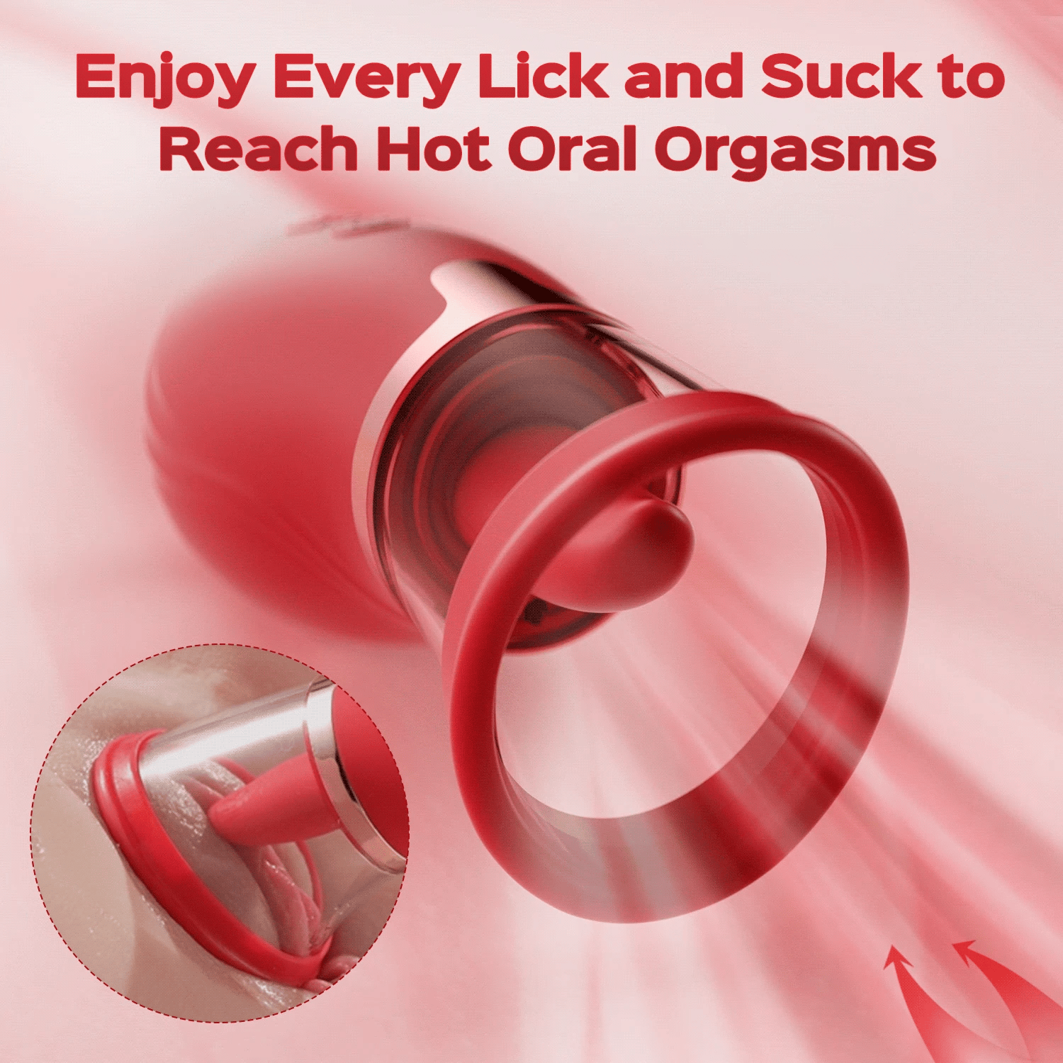 Ora Oral Clitoral Stimulator | Air Pressure Suction & Clit Licking Toy - Xoxomoving