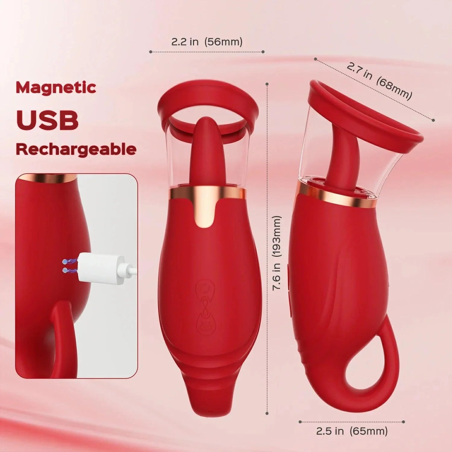 Ora Oral Clitoral Stimulator | Air Pressure Suction & Clit Licking Toy - Xoxomoving