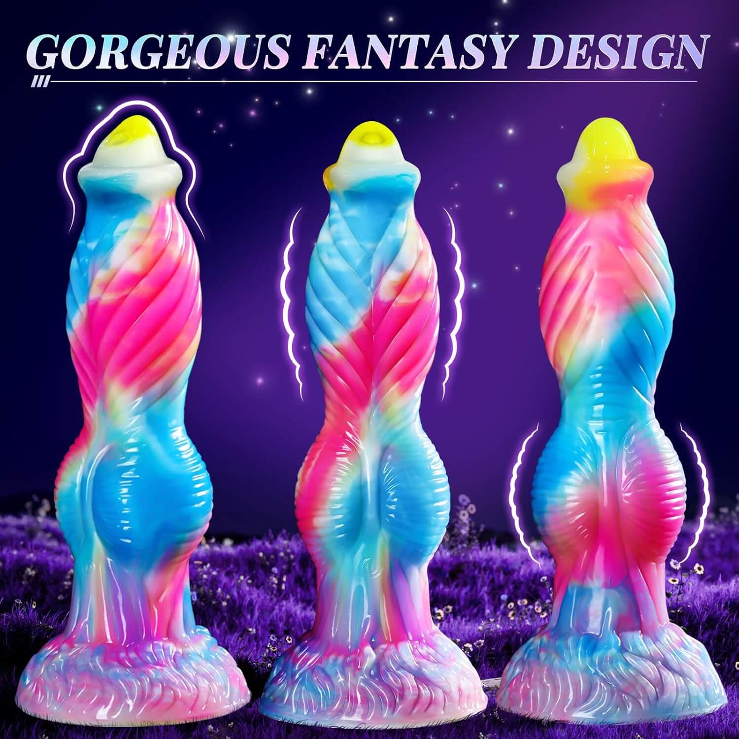 Mythical Fantasy Dildo – Textured, Motorized, & App-Controlled Xoxomoving