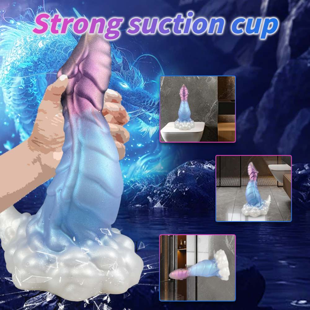Fantasy 7.5 Inch Dragon Dildo – Textured Stimulation & Suction Base Xoxomoving