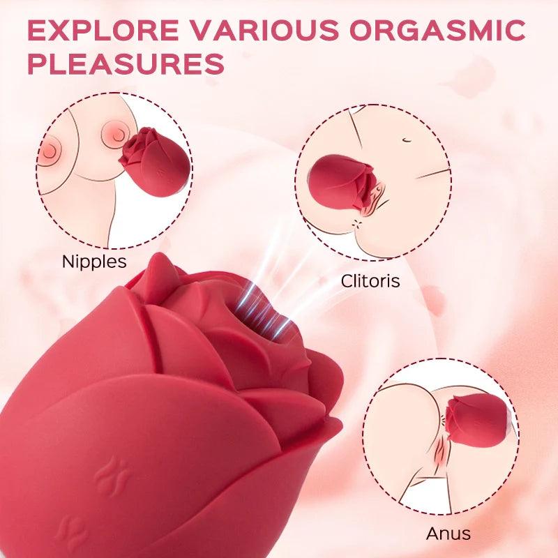 Rose Stamp - The Rose Clit Sucking Stimulator - Xoxomoving