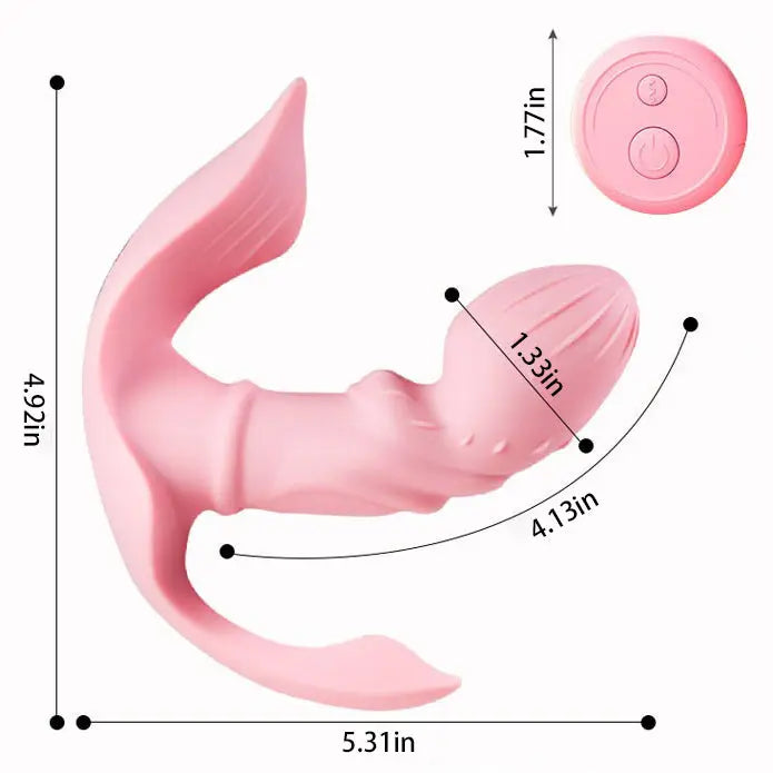 Women's Vibrotactile Wearable Toy - Xoxomoving 3-Point Sensation Enhancer Xoxomoving