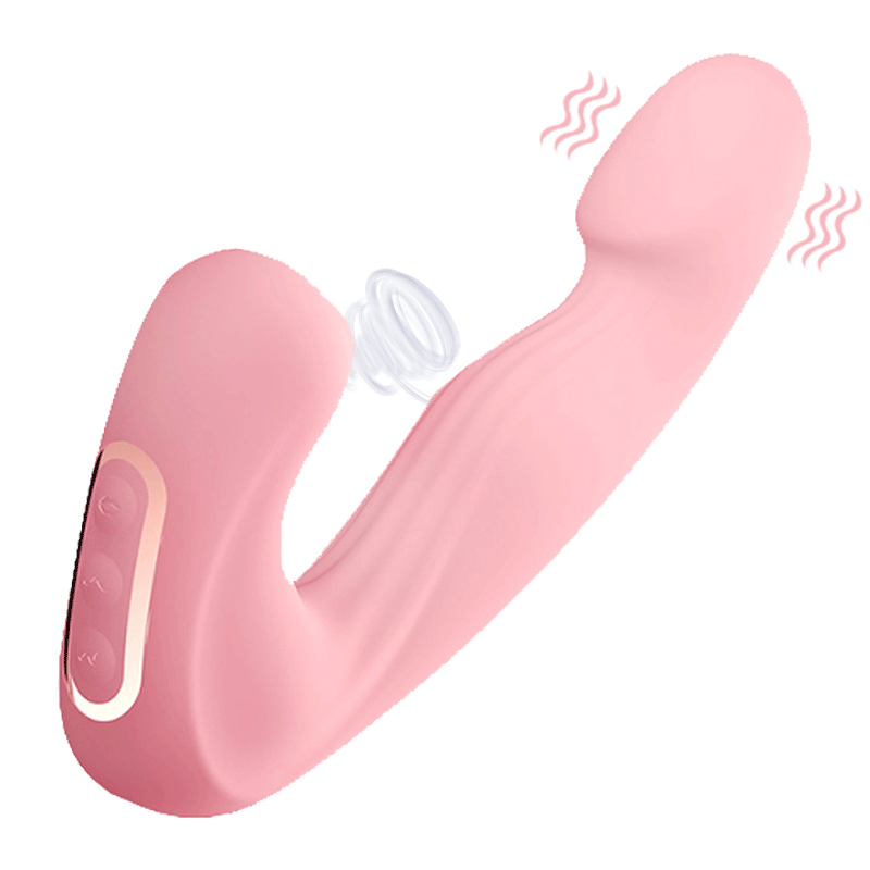 Xoxomoving- 10-Speed Vibrating Suction Thumping Female Masturbator Xoxomoving