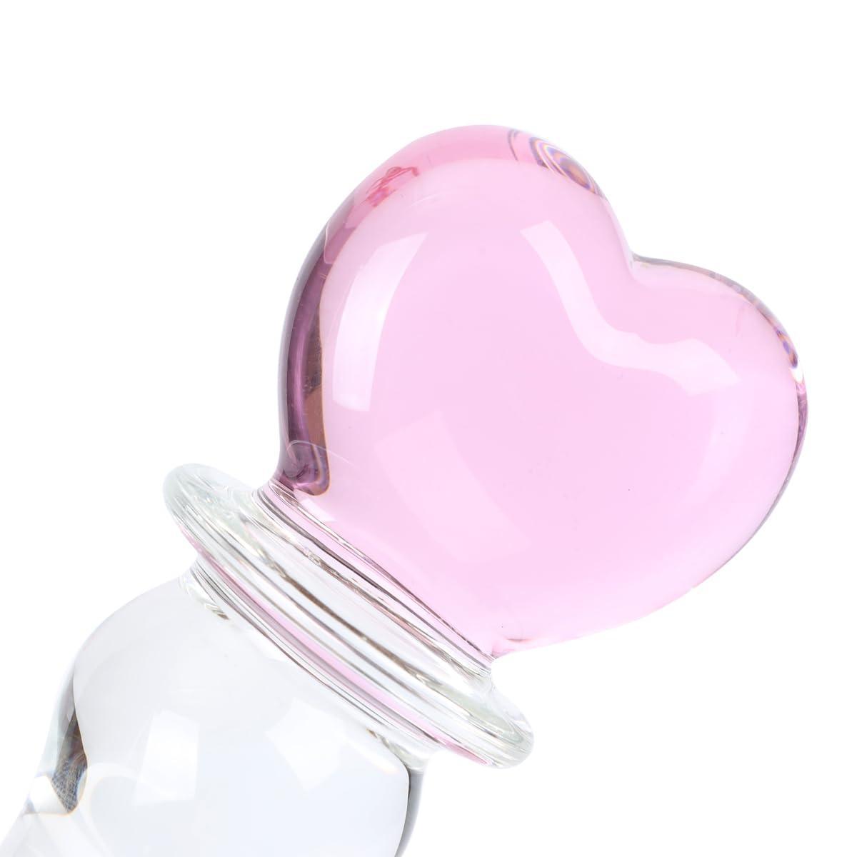 Smooth Borosilicate Glass Dildo 7.87" for Temperature Play My Store