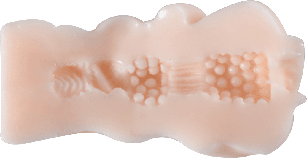 Soft & Stretchy Realistic Penis Sleeve - Ice Cream Color - Xoxomoving