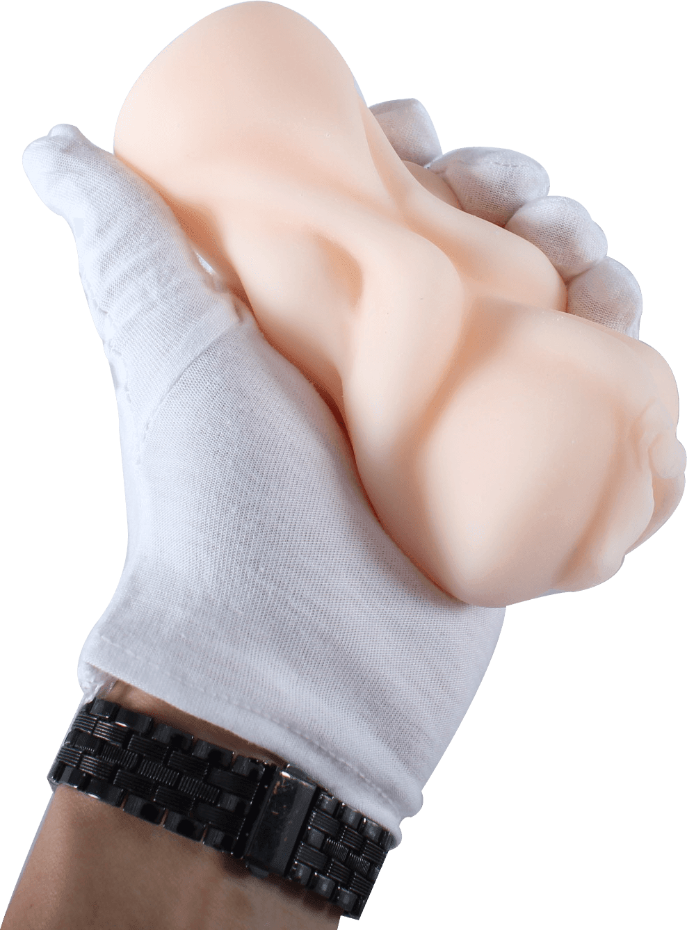 Soft & Stretchy Realistic Penis Sleeve - Ice Cream Color - Xoxomoving