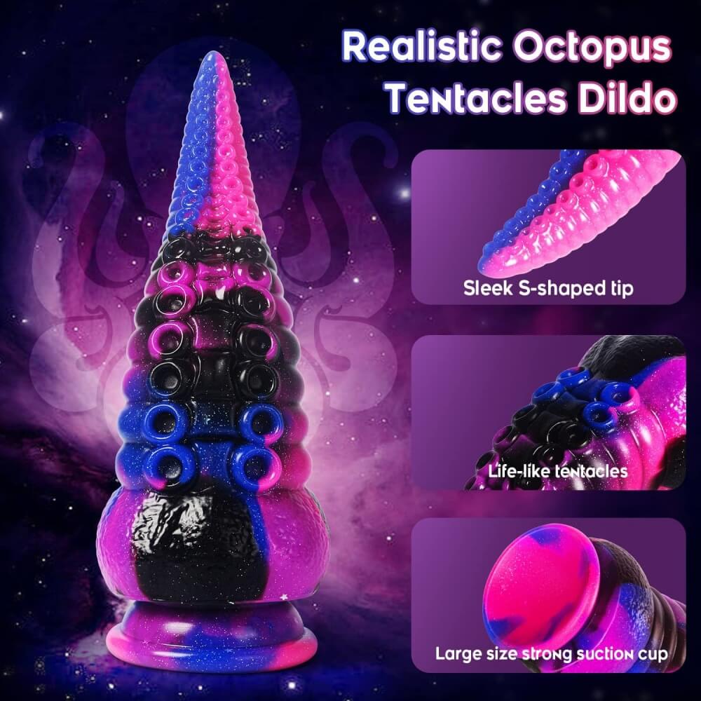Stella - 7.9 Inch Tentacle Dildo - Suction Cup Dildo Xoxomoving