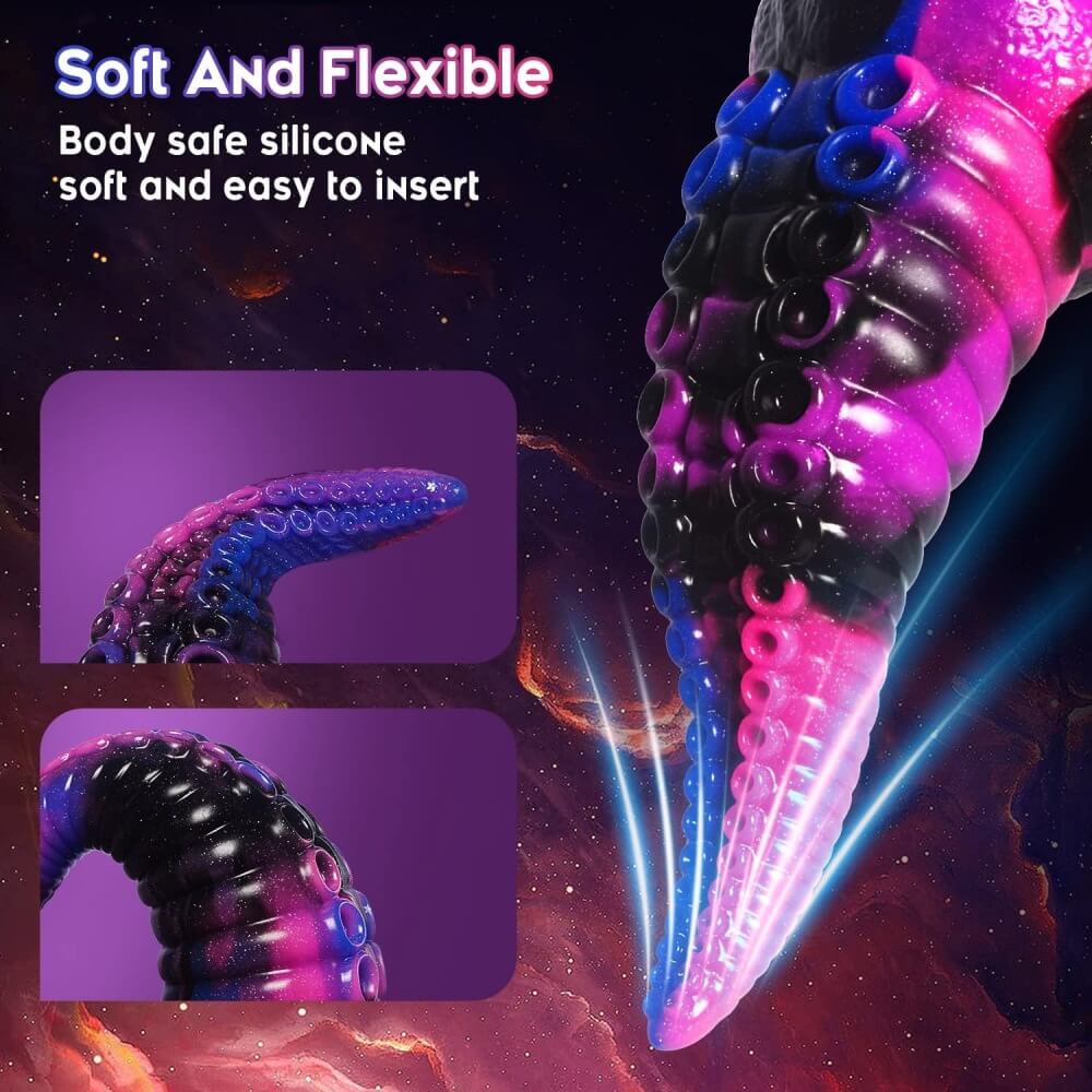 Stella - 7.9 Inch Tentacle Dildo - Suction Cup Dildo Xoxomoving